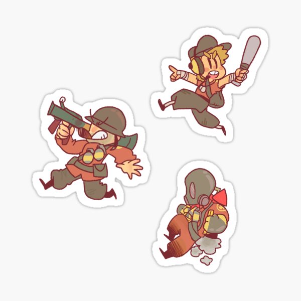 Pyro Tf2 Stickers | Redbubble