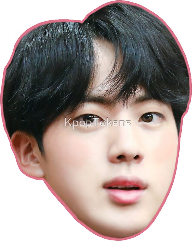 "Cute Jin BTS Sticker! " Stickers by KpopTokens Redbubble