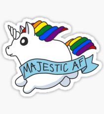 Majestic AF Unicorn Sticker