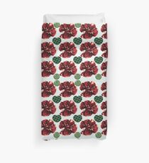 Pomegranates and hearts Duvet Cover