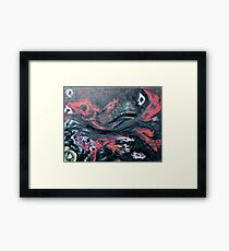 Black Blood Framed Print