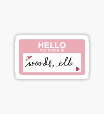 woods, elle Sticker