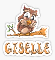 Giselle Owl Sticker