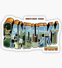 Greetings from Sandusky, Ohio Sticker