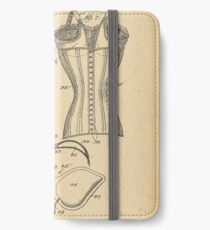 1909 Patent Corset iPhone Wallet/Case/Skin
