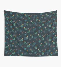 Midnight florals - 01 Wall Tapestry