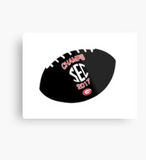 Bulldog SEC Champs Metal Print