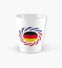 German American Multinational Patriot Flag Series Tall Mug
