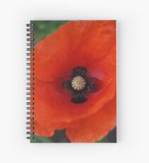 Rememberance Poppy Spiral Notebook