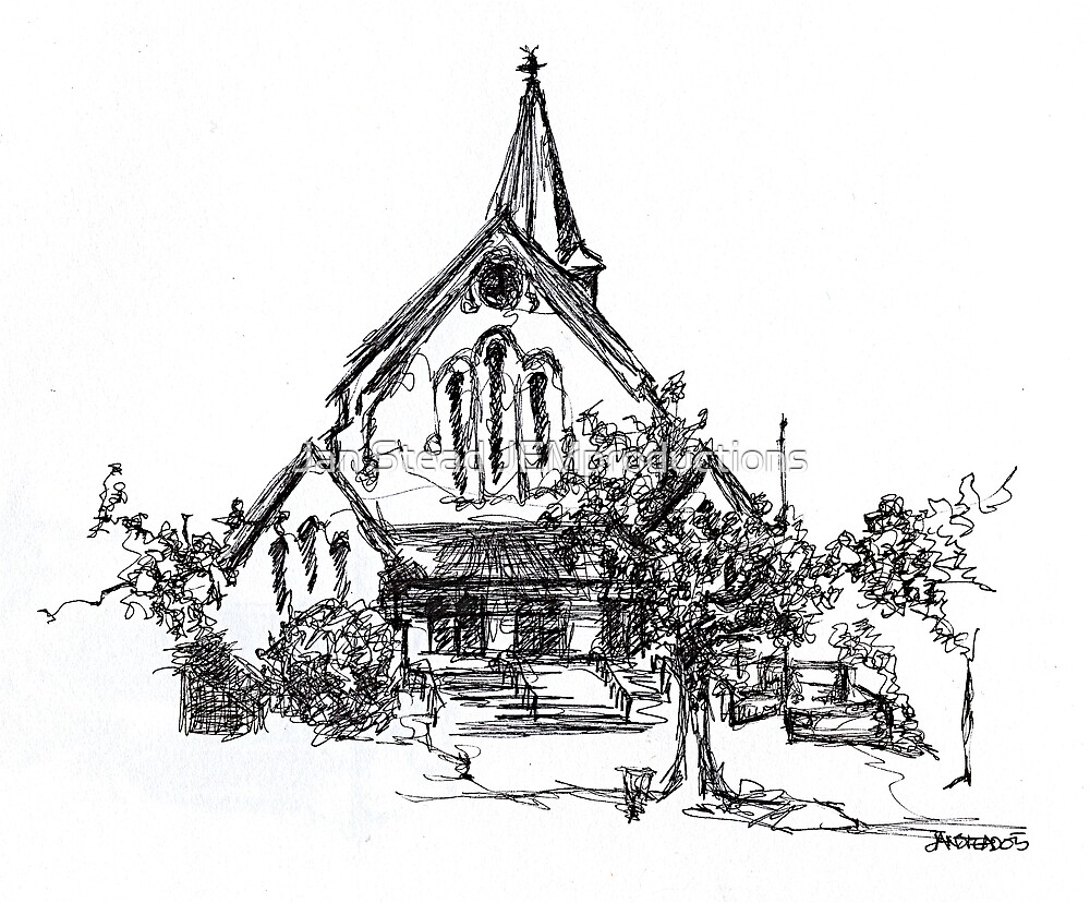 "St John's Anglican Church, Wagga Wagga" by Jan Stead JEMproductions Redbubble
