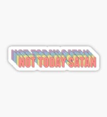 Not Today Satan Digital Art Gifts Merchandise Redbubble