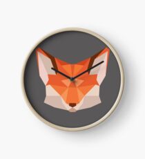 Triangle Fox Clock