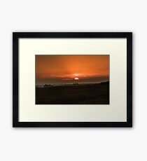 Kansas Flint Hills Sunrise Framed Print