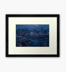 Boston in the Blue Hour Framed Print