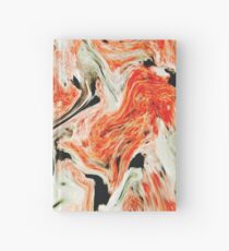 Orange Marble Hardcover Journal