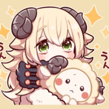 Drawing Horn Anime Sheep, anime sheep, face, hand png | PNGEgg