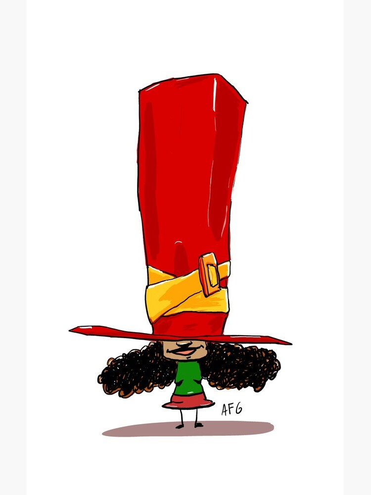 Girl with Big Red Hat by aaronfg