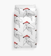 Death-cap mushroom bug Duvet Cover