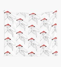 Death-cap mushroom bug Wall Tapestry
