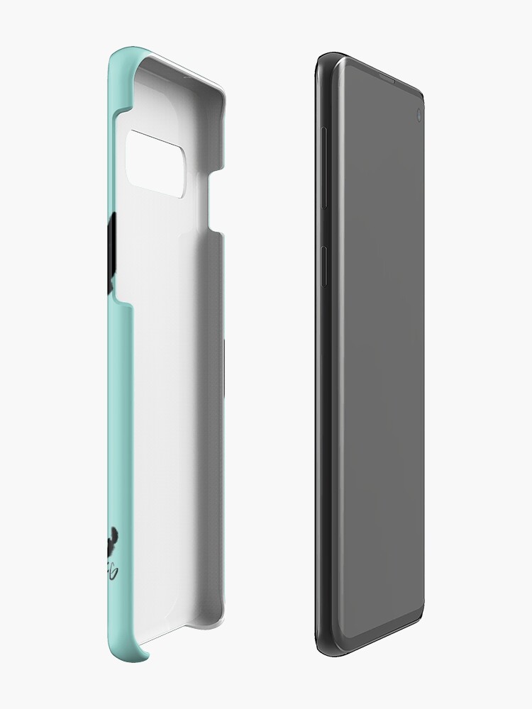 Alternate view of Curly Mustache Clown Case & Skin for Samsung Galaxy