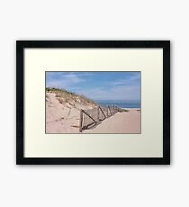 Early summer days at the beach Framed Print