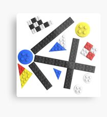 Kandinsky Toy Bricks Metal Print