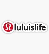 Pegatina LuLu Lemon es la vida