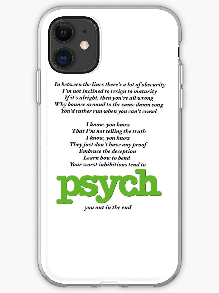 Psych iphone 11 case Psych iphone 11 case
