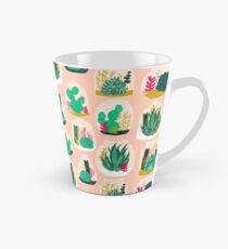 Terrarien - Süße kleine Pflanzgefäße für Sukkulenten im Wiederholungsmuster von Andrea Lauren Tasse (konisch)