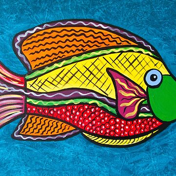 Tropical Fish Needlepoint Canvas 