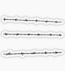 barbed wire Sticker