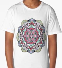 Flowers mandala #38 Long T-Shirt
