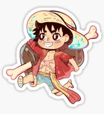 Luffy Chibi Stickers | Redbubble