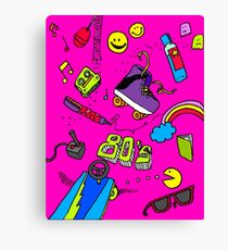 80s Canvas Print
