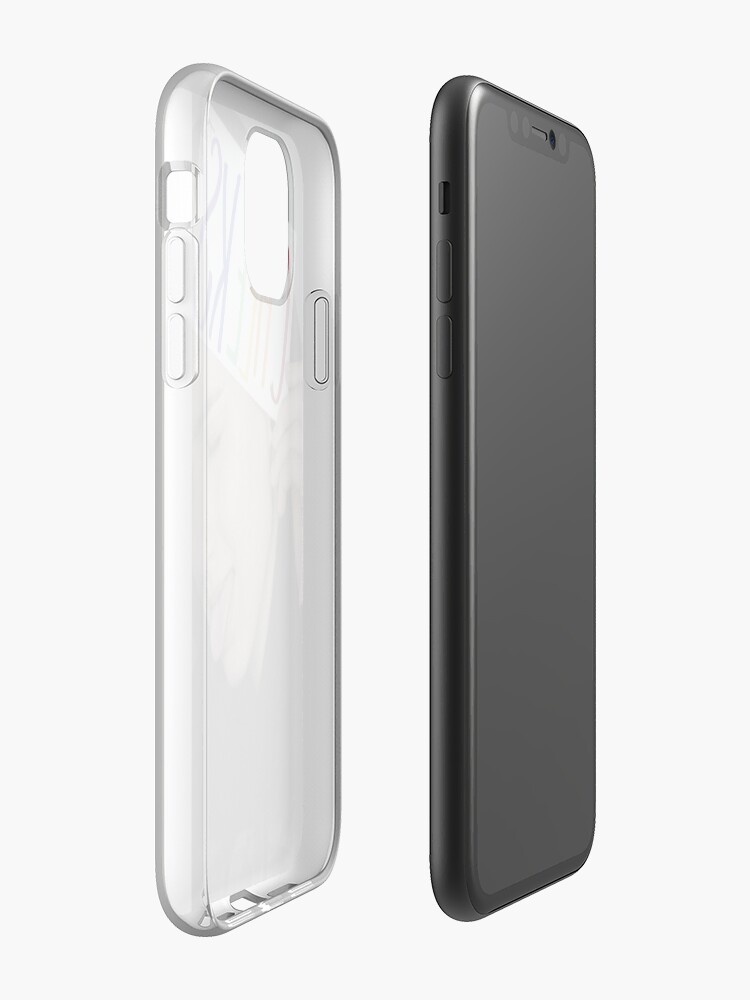 Coque iPhone « joues tm mais dans l'arc-en-ciel », par ukulelien
