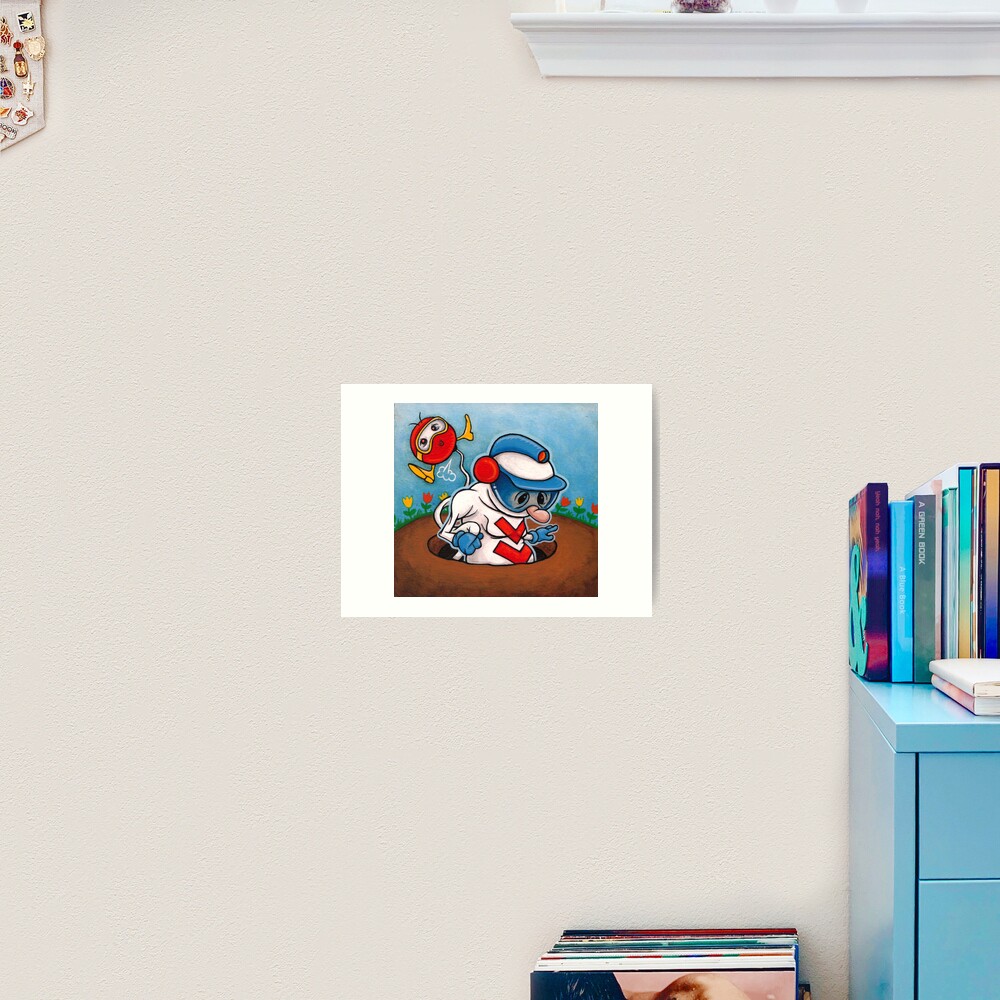 DigDug Art Print