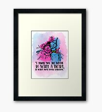 Wizard of Oz T-Shirt Tinman & Scarecrow Framed Print