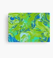 psychedelic marble Canvas Print