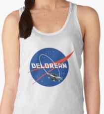 Back to the Future - DeLorean + Nasa Logo Women's Tank Top