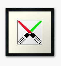 laser saber Framed Print