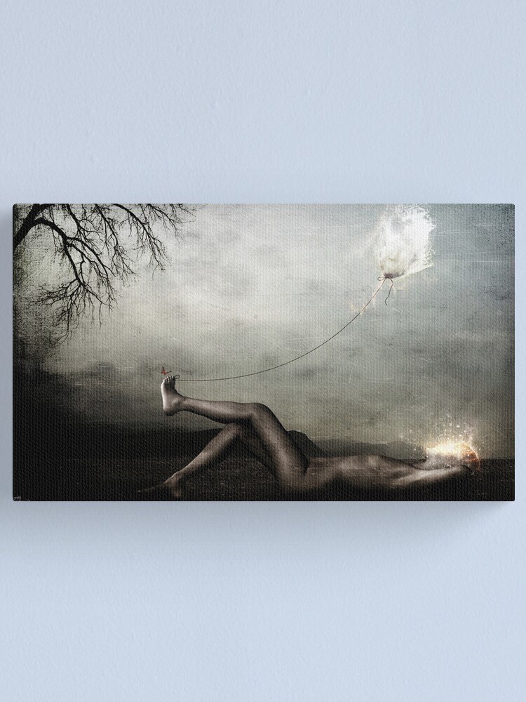 Alternate view of Butterfly and the Dreamer Canvas Print
