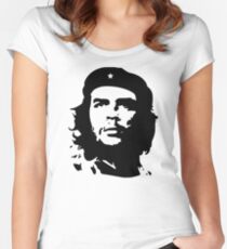 Banksy Print Che Guevara Women's Fitted Scoop T-Shirt