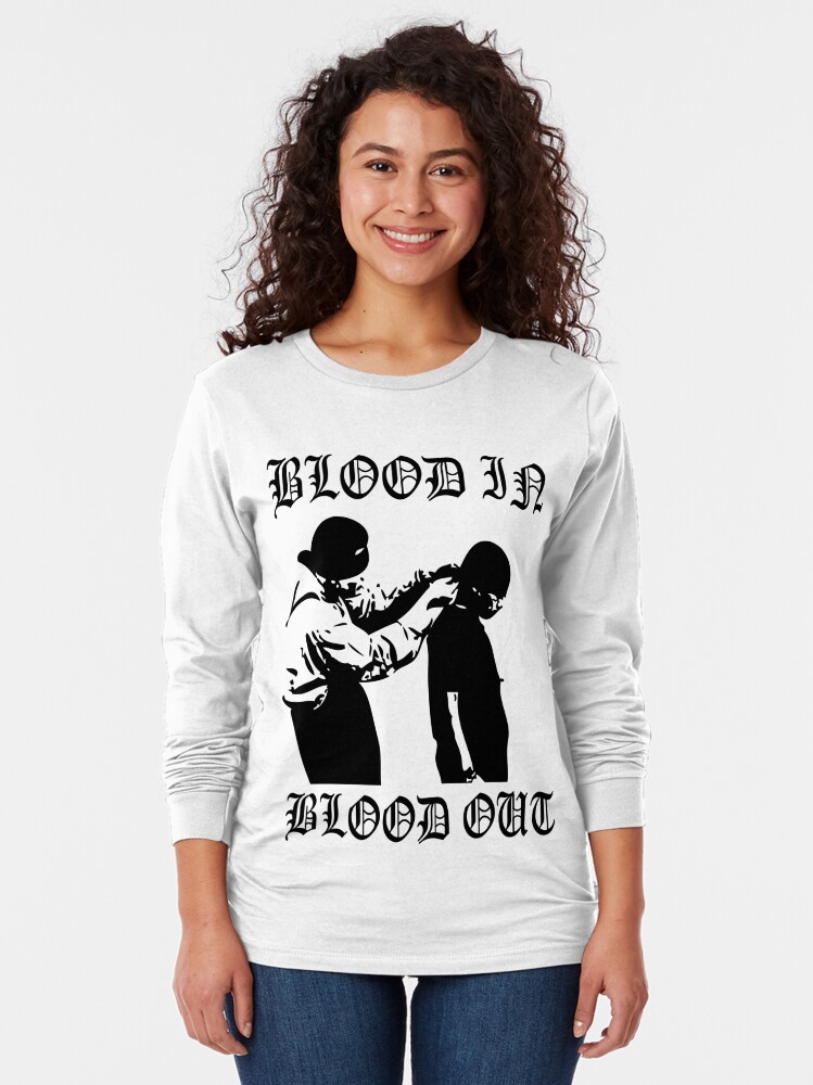 blood in t shirt