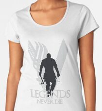 Legends Never Die Vikings Women's Premium T-Shirt