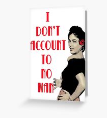 Carmen Jones (1952) Greeting Card