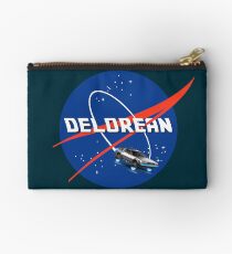 Back to the Future - DeLorean + Nasa Logo Studio Pouch