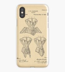 1879 Patent Corset iPhone Case