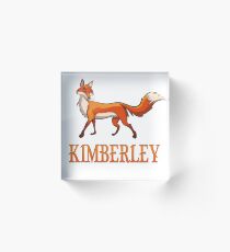 Kimberley Fox Acrylic Block