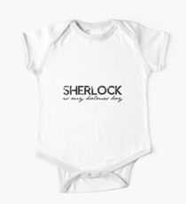 Sherlock is my Holmes Boy redo One Piece - Short Sleeve
