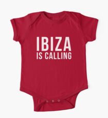 Ibiza Is Calling 2 Music Quote One Piece - Short Sleeve